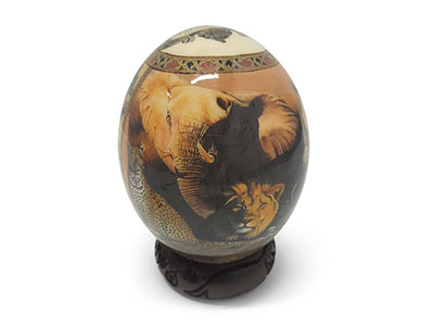 Decorative Ostrich Egg - 25